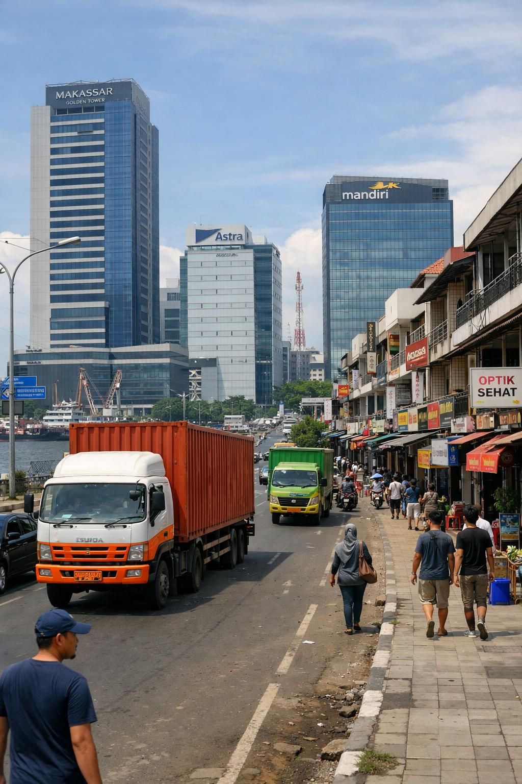 penjelasan tentang pengembangan perusahaan di makassar yang berfokus pada kawasan bisnis dan komersial, menyoroti peluang pertumbuhan dan investasi di daerah tersebut.